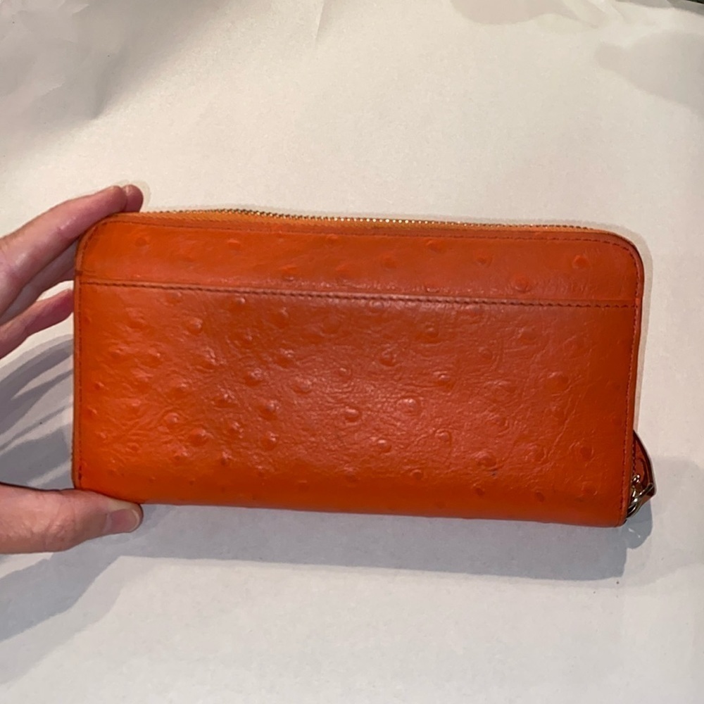 Kate Spade Riverside St Ostrich Wallet - Picture 3 of 13